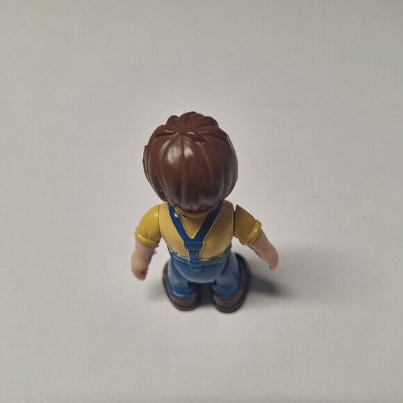 Keenway Male Boy Dollhouse Figure Short Brother Son 2.5 Inch Overalls Farmer Kid - Picture 3 of 7